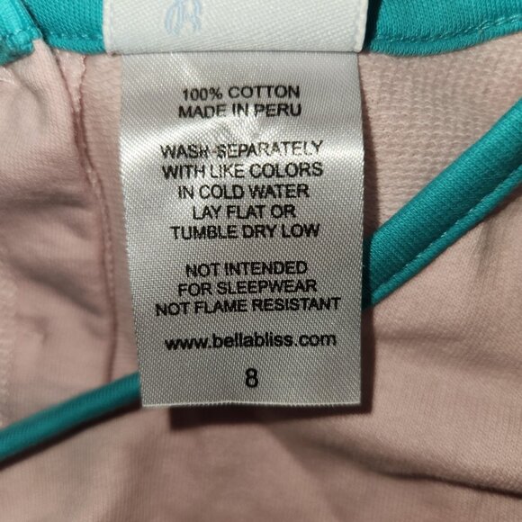 Bella Bliss Girl 8 Pima Cotton Sinclair Dress Girl's 2312 - Picture 6 of 7